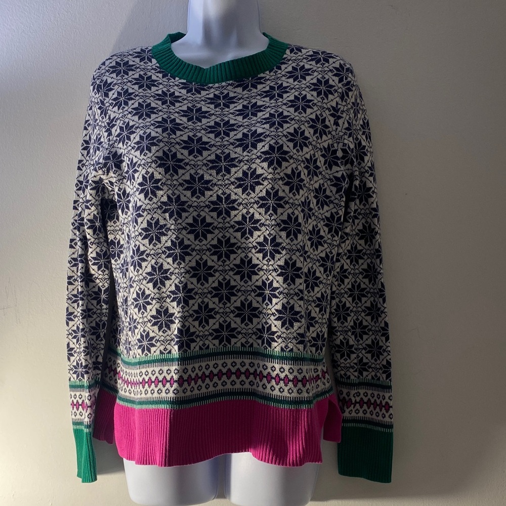 Charter Club | Snowflake Print Sweater